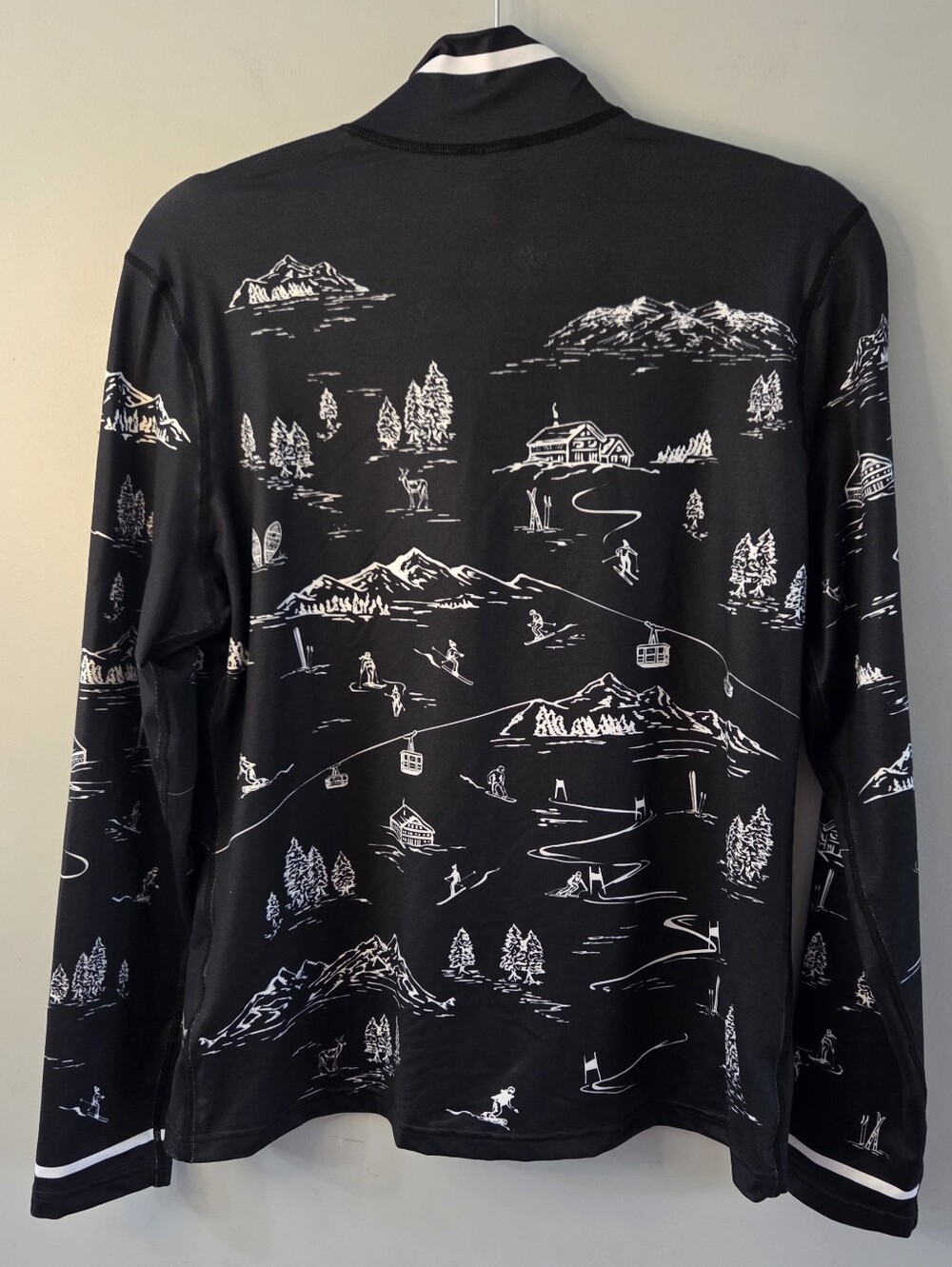 Krismson Klover Women's Drifter Baselayer Black Ski Half Zip Womens Size Large - Picture 6 of 8